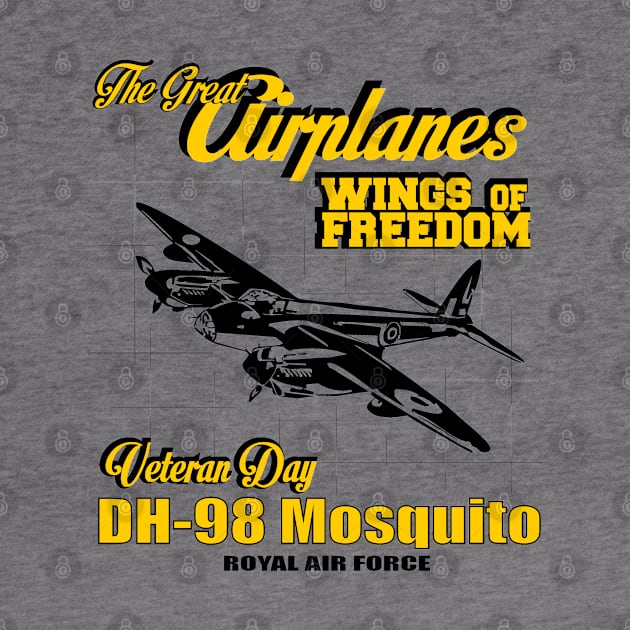 The Great Airplanes - DH-98 Mosquito by comancha